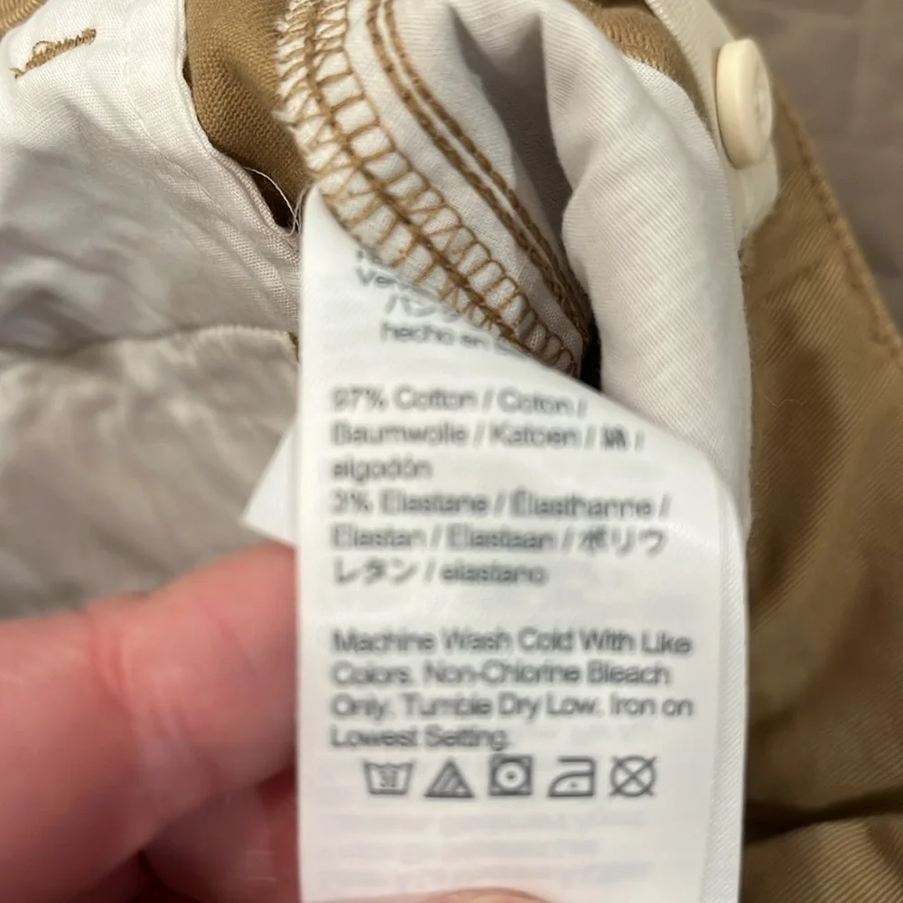 J. Crew Camel Girls' chino pant/NWT/12